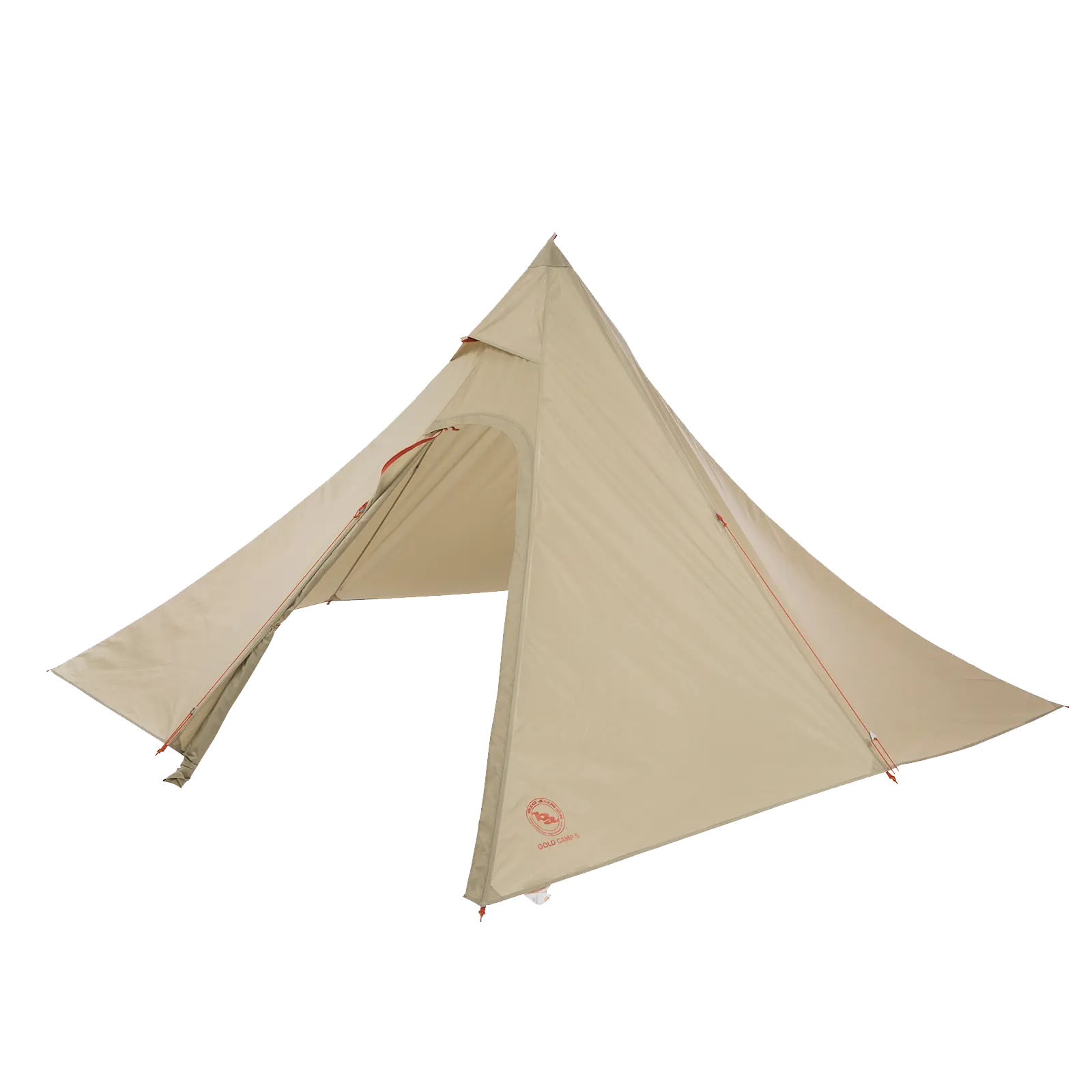 de tent die wordt gemold Gold Camp 5 Tarp Pyramid-Style Shelter | Big Agnes