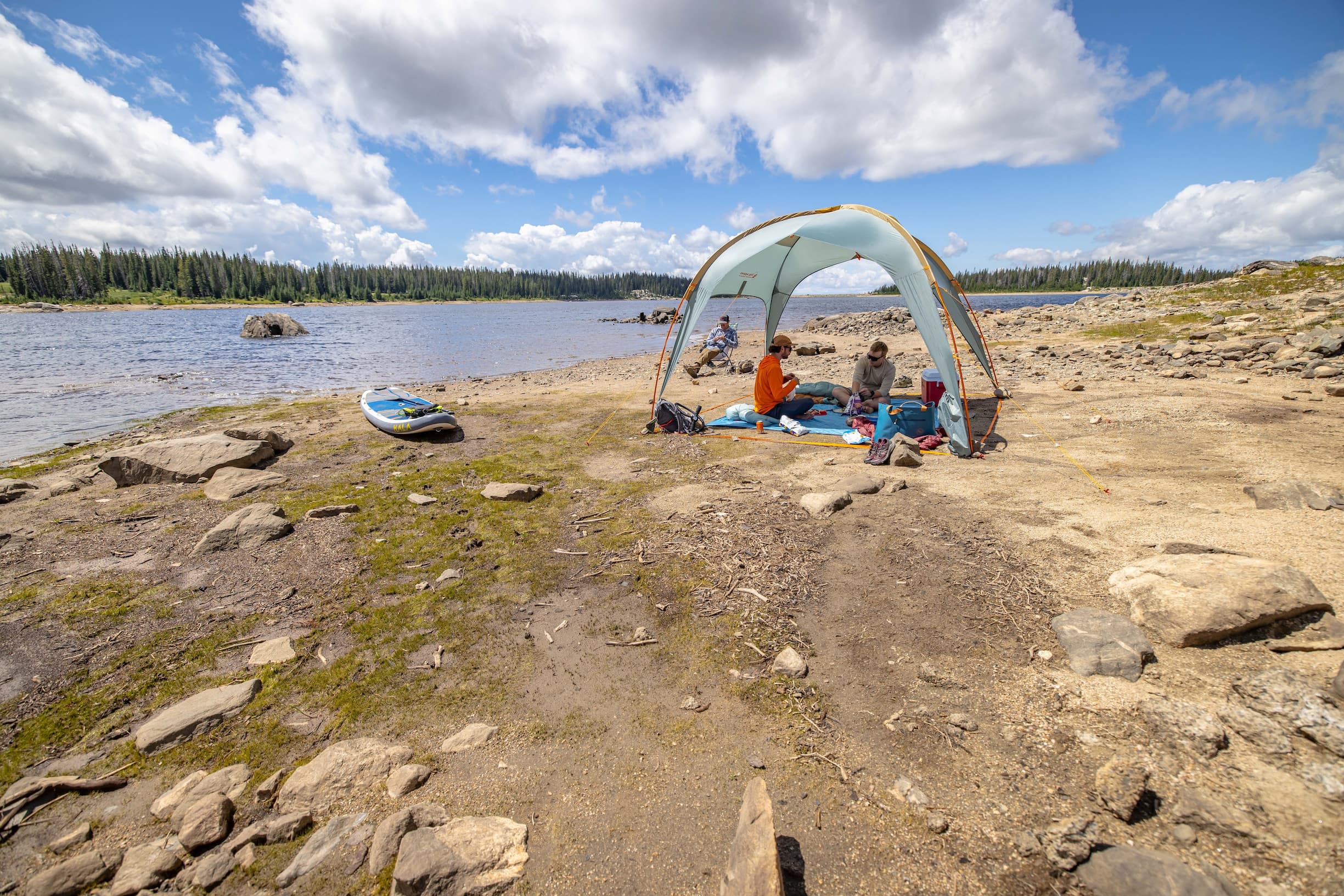 Setting up Camp