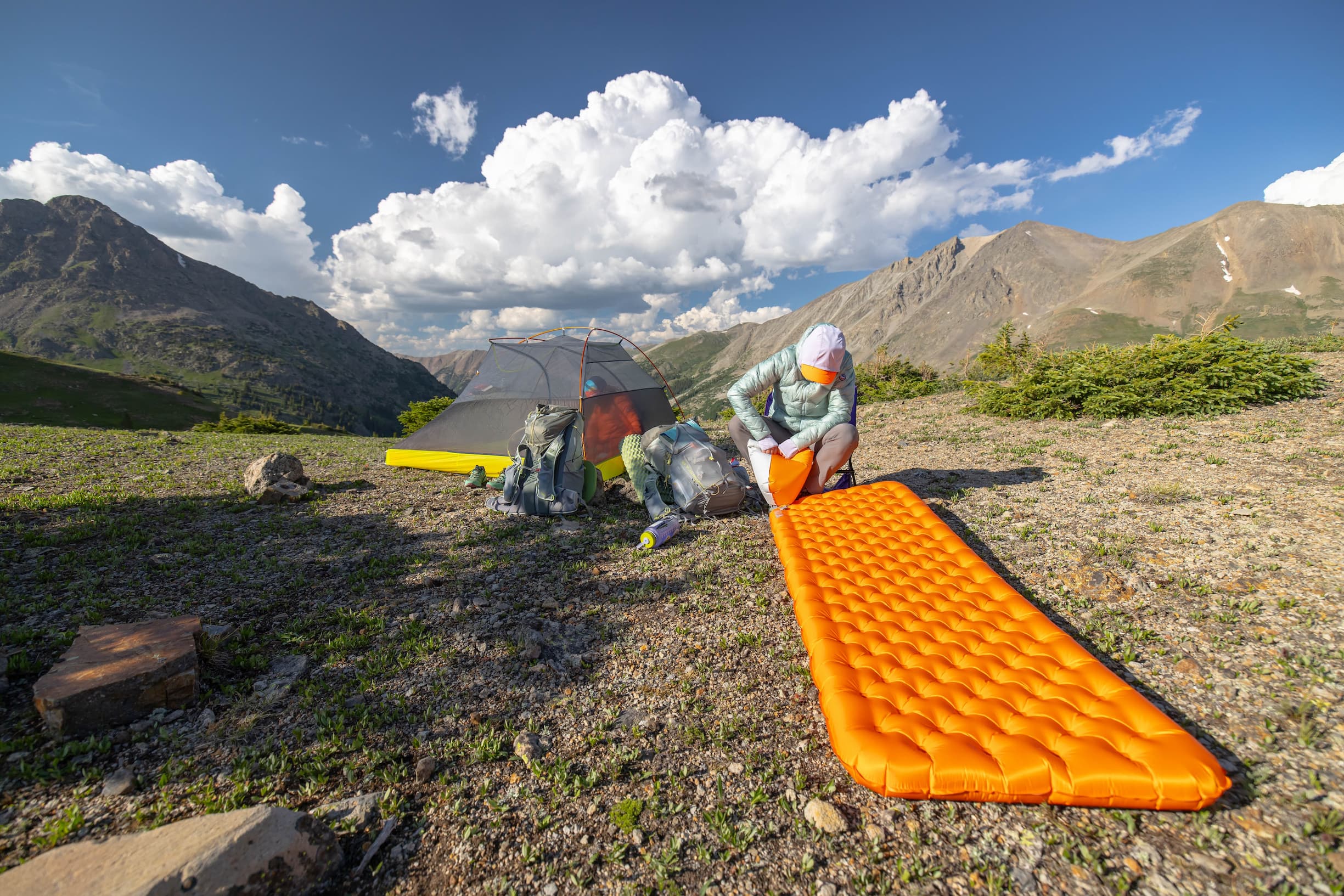 Inflating the zoom ul sleeping pad