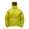 Grenoble Green/Eucalyptus M’s Barrows Jacket with a full-length white front zipper and moisture management.