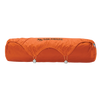 Orange sleeping bag on a white background