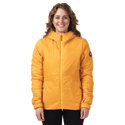 Person wearing a yellow jacket on a white background