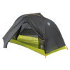Black and green Tiger Wall UL1 Bikepack tent with a visible brand logo on a white background