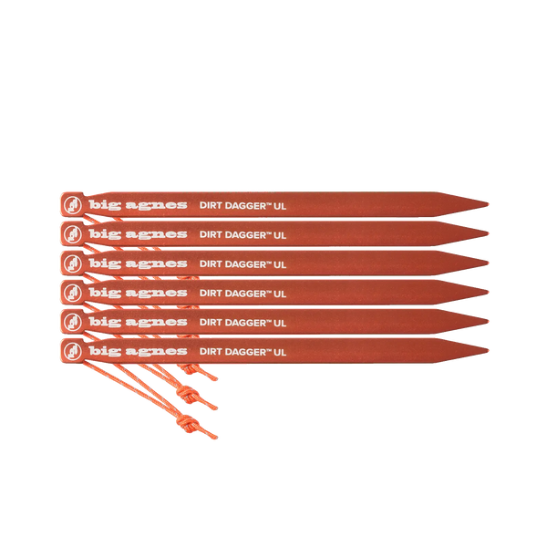 Dirt Dagger™ UL 6er-Pack Zeltheringe | Big Agnes