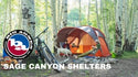 Zubehörwand Sage Canyon Shelter Plus und Deluxe