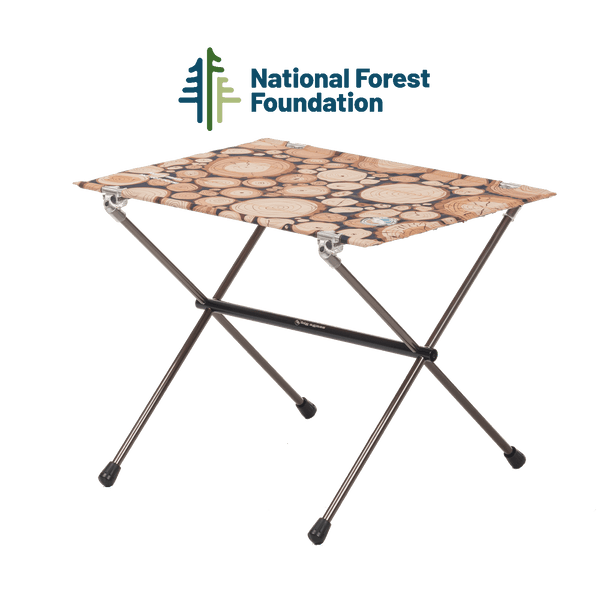 Woodchuck Camp Tisch Holz NFF Seite
