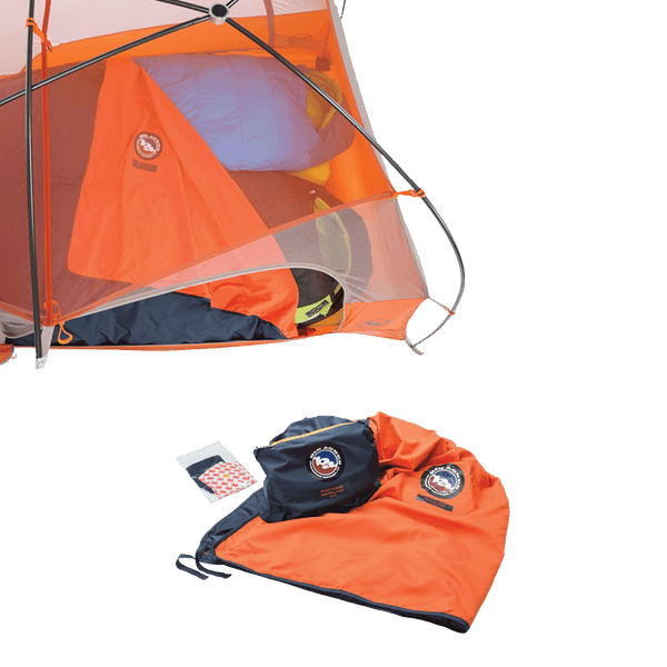 Protezione del pavimento della tenda vicino alla tenda